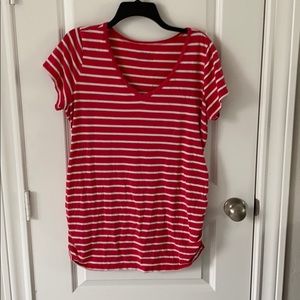 Maternity striped top